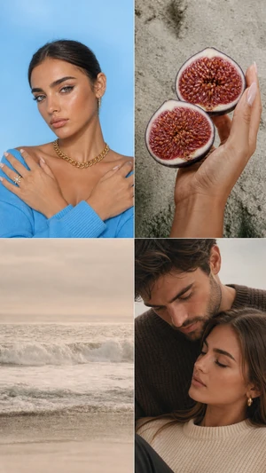 Clean collage template