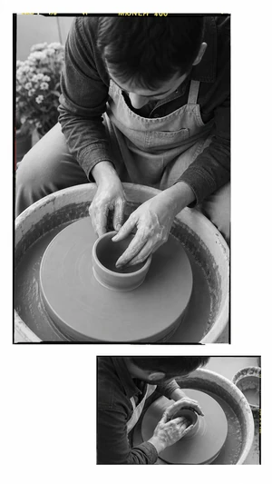 Line collage template