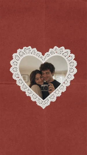 Love Letters collage template