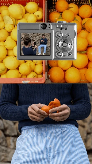 Souvenirs collage template