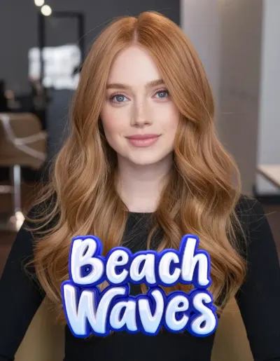 Hairstyle try-on effect